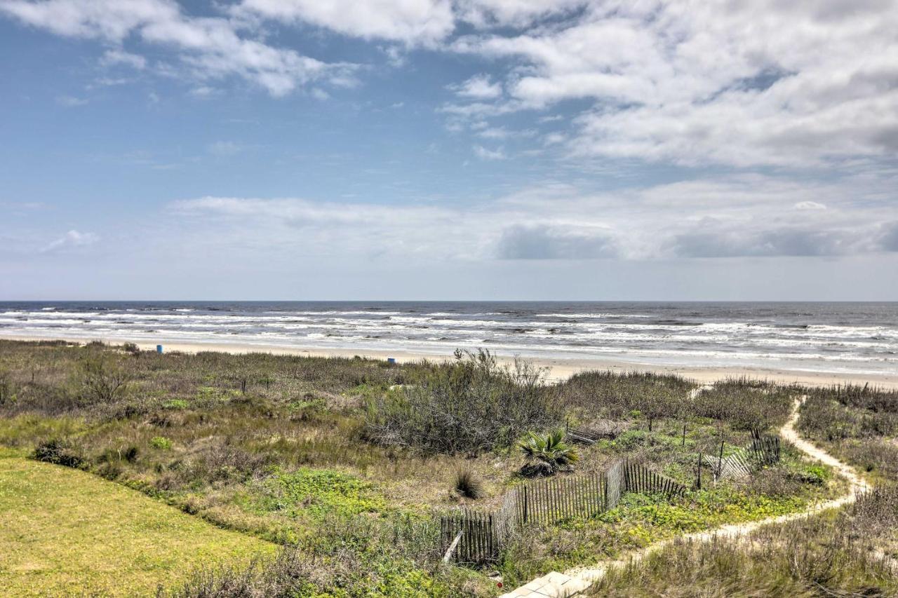 Oceanfront Galveston Home - Walk To Beach! Eksteriør bilde